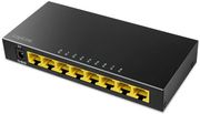 logilink ns0117 desktop gigabit ethernet switch 8 port metal case black photo