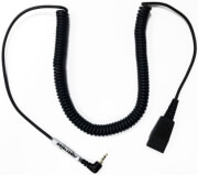 supervoice svc qdj25a headset qd to single 25mm jack connecting bottom cable photo
