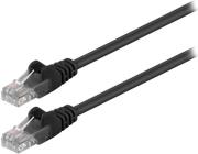 goobay 68643 u utp patchcable cat5e 05m black photo