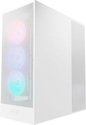 case nzxt h7 flow 2024 midi tower leyko rgb window cm h72fw r1 photo