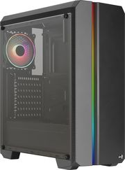 case aerocool genesis argb midi tower window black photo