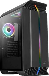 case aerocool gladiator duo g bk midi tower window black photo