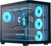 case aerocool p500c g bk v1 midi tower tempered glass black photo