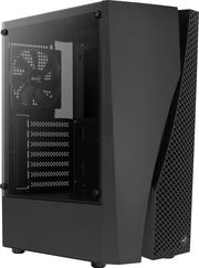 case aerocool wave g bk v1 midi tower tempered glass black photo
