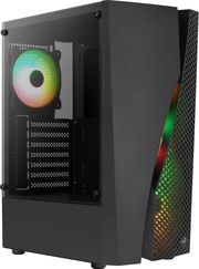 case aerocool wave g bk v3 midi tower tempered glass black photo