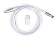 kalodio keychron cab 20 double sleeved usb c to usb c white 1m cab 20 photo