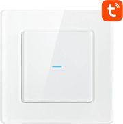 avatto n ts10 w1 tuya wireless 1 channel light wall touch switch white photo