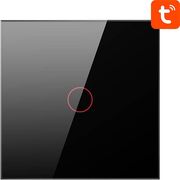 avatto zts02 eu b1 zigbee 1 channel light wall touch switch black photo