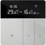 avatto wt50 wh 3a smart thermostat 3a water heating tuya wifi silver black photo