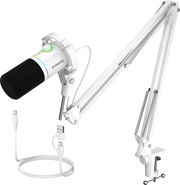maono pd200xs dynamic microphone with stand white photo