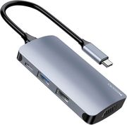 yesido hb16 usb c hub 7in1 grey photo