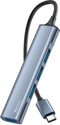 yesido hb17 usb c hub 4in1 grey photo