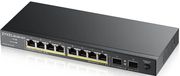 zyxel gs1100 10hp switch 8 ports gigabit poe 2xsfp photo