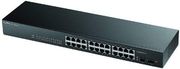 zyxel gs1900 24 switch 24 port managed gigabit rack mount photo