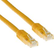 act ib8805 network patch cable cat6 u utp 5m yellow bulk photo