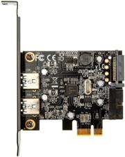 silverstone sst ec04 e pcie card for 2 int ext usb30 ports photo