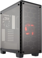 case corsair crystal series 460x tempered glass compact atx mid tower photo