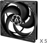 arctic p14 pressure optimised 140mm case fan value pack 5pcs photo