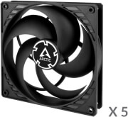 arctic p14 pwm pst pressure optimised 140mm case fan with pwm pst value pack 5pcs photo