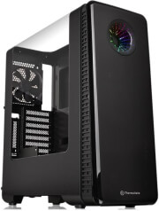 case thermaltake view 28 rgb gull wing window atx mid tower chassis black photo