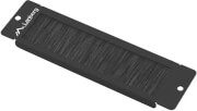 lanberg 10 cable entry brush panel black photo
