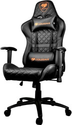 cougar armor one gaming chair black photo
