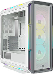 case corsair 5000t icue rgb tempered glass midi tower atx white photo