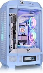 case thermaltake the tower 300 micro tower chasis mini itx hydrangea blue photo case thermaltake the tower 300 micro tower chasis mini itx hydrangea blue photo