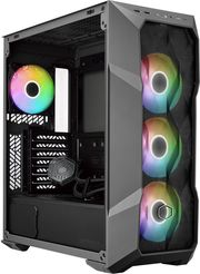 case cooler master td500 max atx tempered glass with psu gx2 850 gold gun metal photo