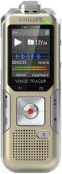philips dvt6500 4gb voice tracer digital recorder champagne silver shadow photo