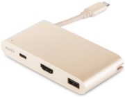 moshi usb c multiport adapter gold photo