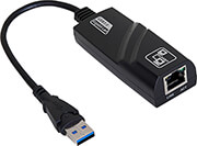 akyga adapter with cable ak ad 31 network card usb a m rj45 f 10 100 1000 ver 30 15cm photo