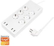 logilink sh0105 smart wifi socket outlet 6 way 4x usb with tuya photo