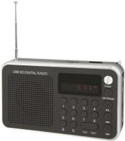 soundmaster tr150sw portable fm pll radio with usb sd microsd black photo