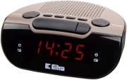 eltra clock radio zebu 06pll black khaki photo