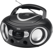 aeg sr 4374 stereo radio with cd player black photo