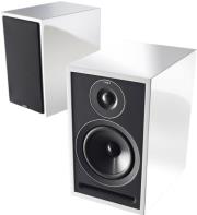 acoustic energy 301 stand mount loudspeaker set gloss white photo