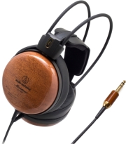 audio technica ath w1000z audiophile closed back dynamic wooden headphones photo