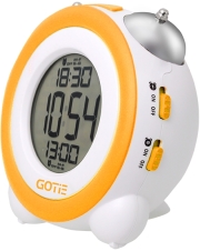 gotie gbe 200y digital clock with mechanical bell alarms yellow photo