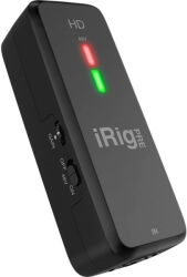 ik multimedia irig pre hd microphone interface for ios mac pc android photo