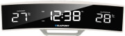 blaupunkt cr12wh clock radio with indoor and outdoor temperature white photo