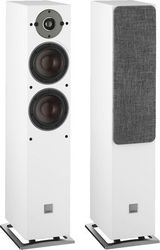 dali oberon 5 floorstanding loudspeaker white photo