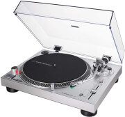 audio technica at lp120xusb direct drive professional turntable silver photo
