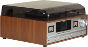 denver mrd 52 lightwood turntable fm dab bluetooth photo