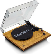 lenco ls 10wd wood turntable built in speakers photo
