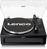 lenco ls 430bk lp players with bt mmc 4 speakers built in photo