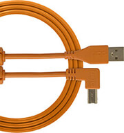 udg gear u95004or udg ultimate audio cable usb 20 a b orange angled 1m photo