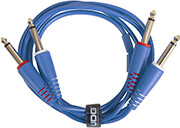 udg gear u97002lb ultimate audio cable set 1 4 jack 1 4 jack blue straight 15m photo