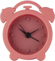hama 123142 mini silicone alarm clock coral photo