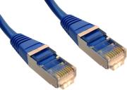 inline patch cable s ftp cat5e rj45 05m blue photo